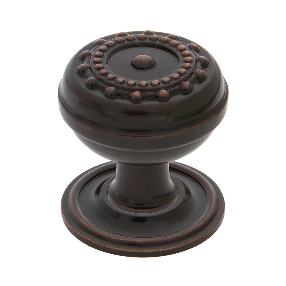 Meadows Brass 1 3/8" Cabinet Knob with Classic Rose in Timeless Bronze