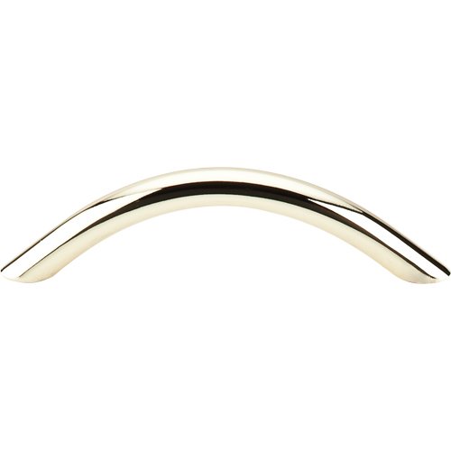 Curved Wire 3 3/4" Centers Arch Pull in Polished Brass