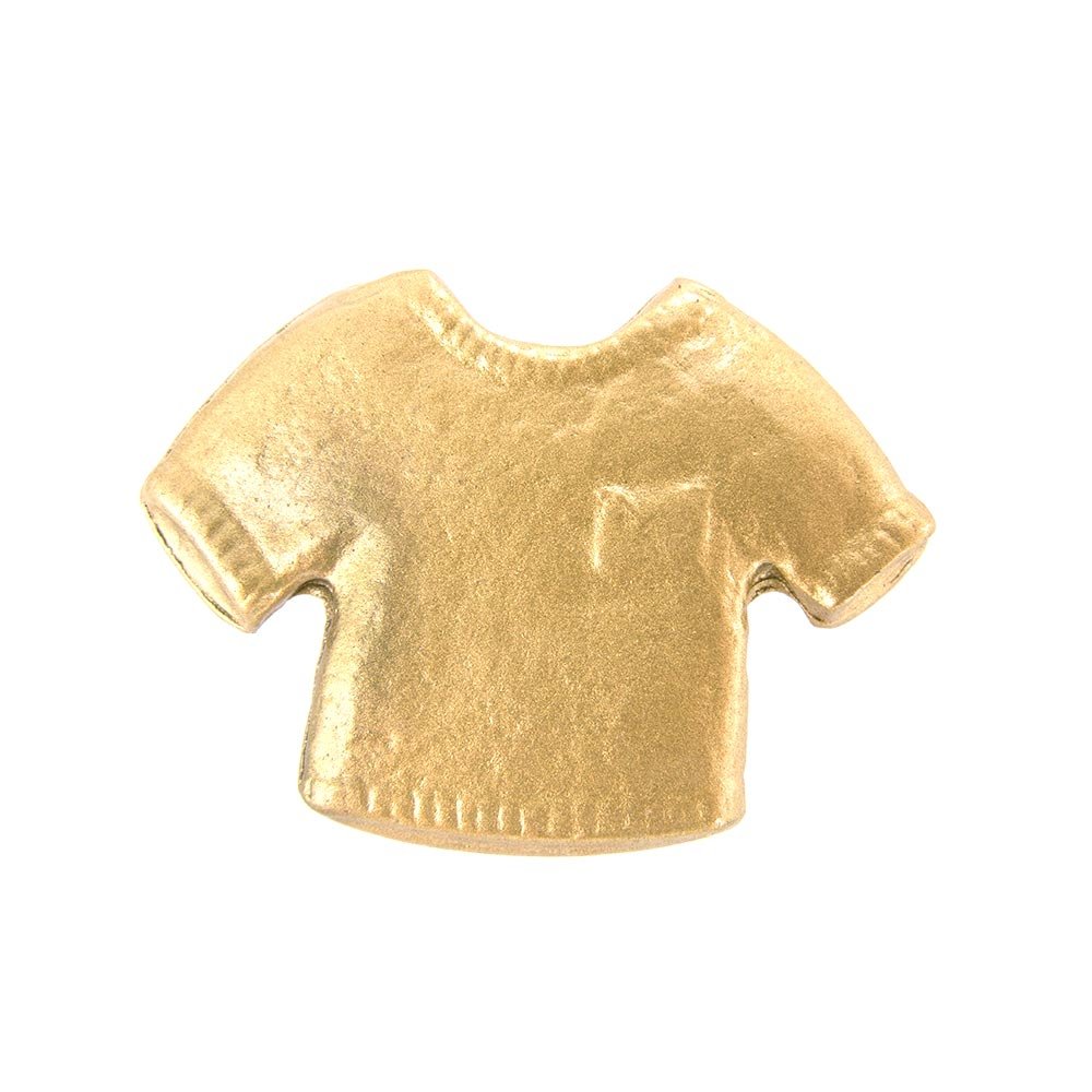 Shirt Knob in Lux Gold
