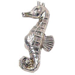 Seahorse Knob in Antique Brass