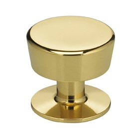 1" Parfait Knob in Polished Brass Lacquered