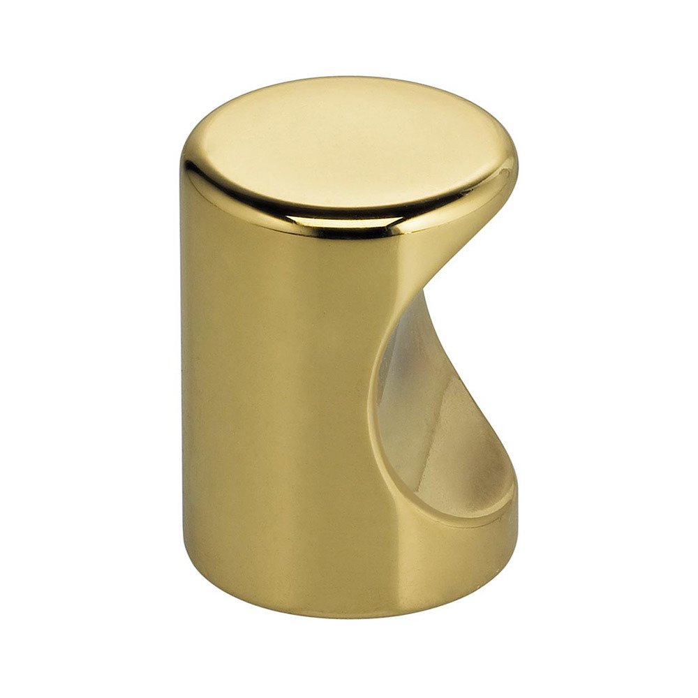 3/4" Thumbprint Knob in Polished Brass Lacquered