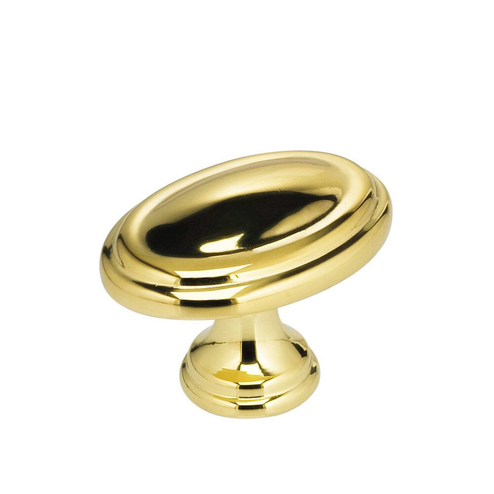 1 3/16" Cabinet Knob in Polished Brass Lacquered