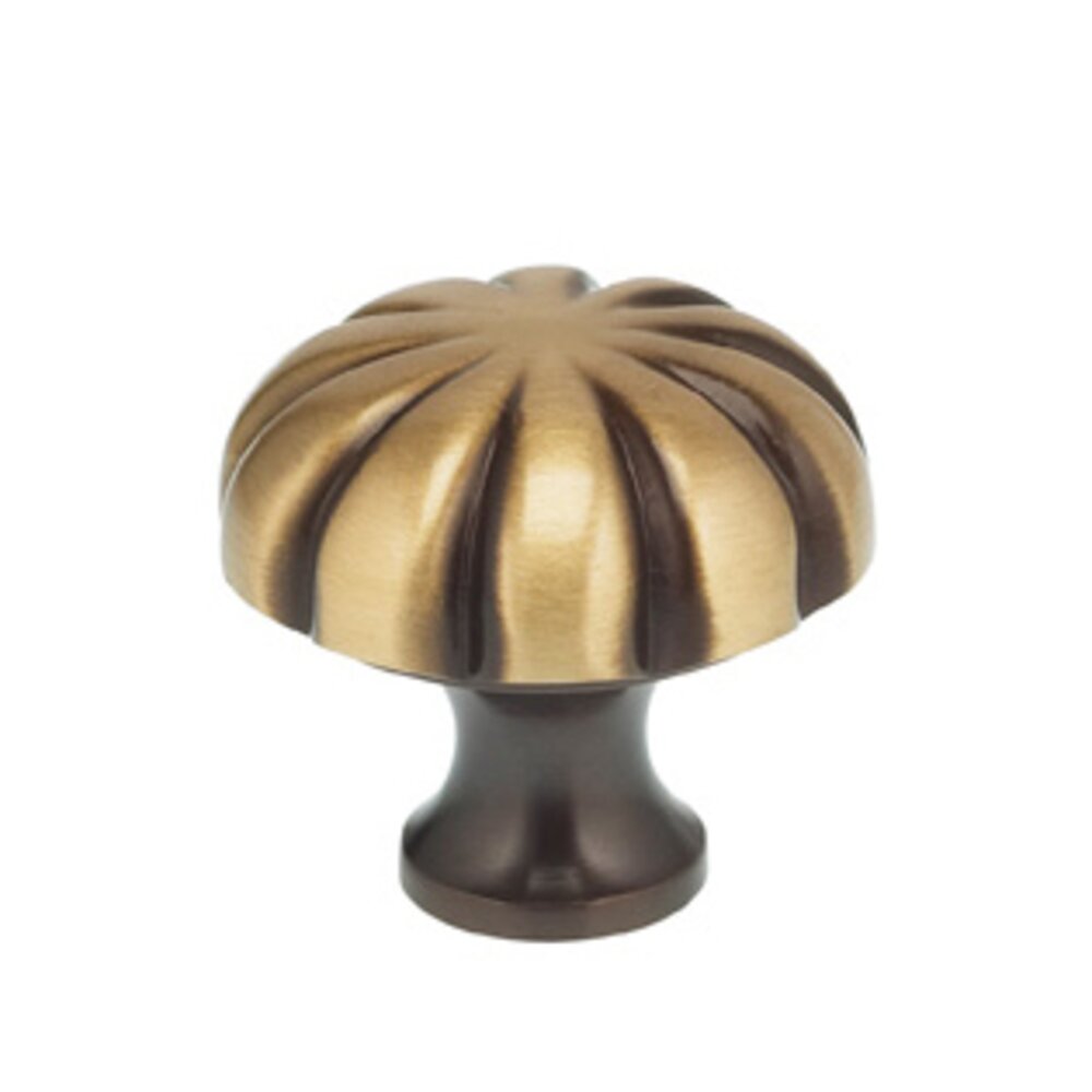 1 1/2" Melon Knob in Shaded Bronze Lacquered