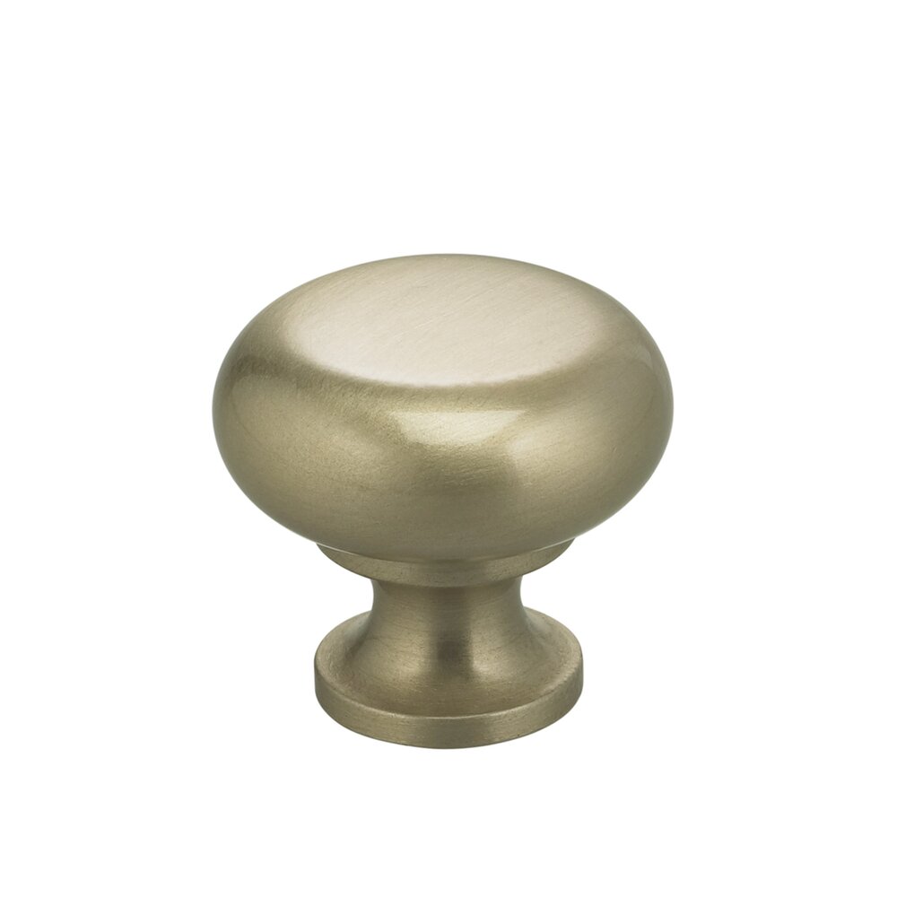 1" Classic Knob in Satin Nickel Lacquered