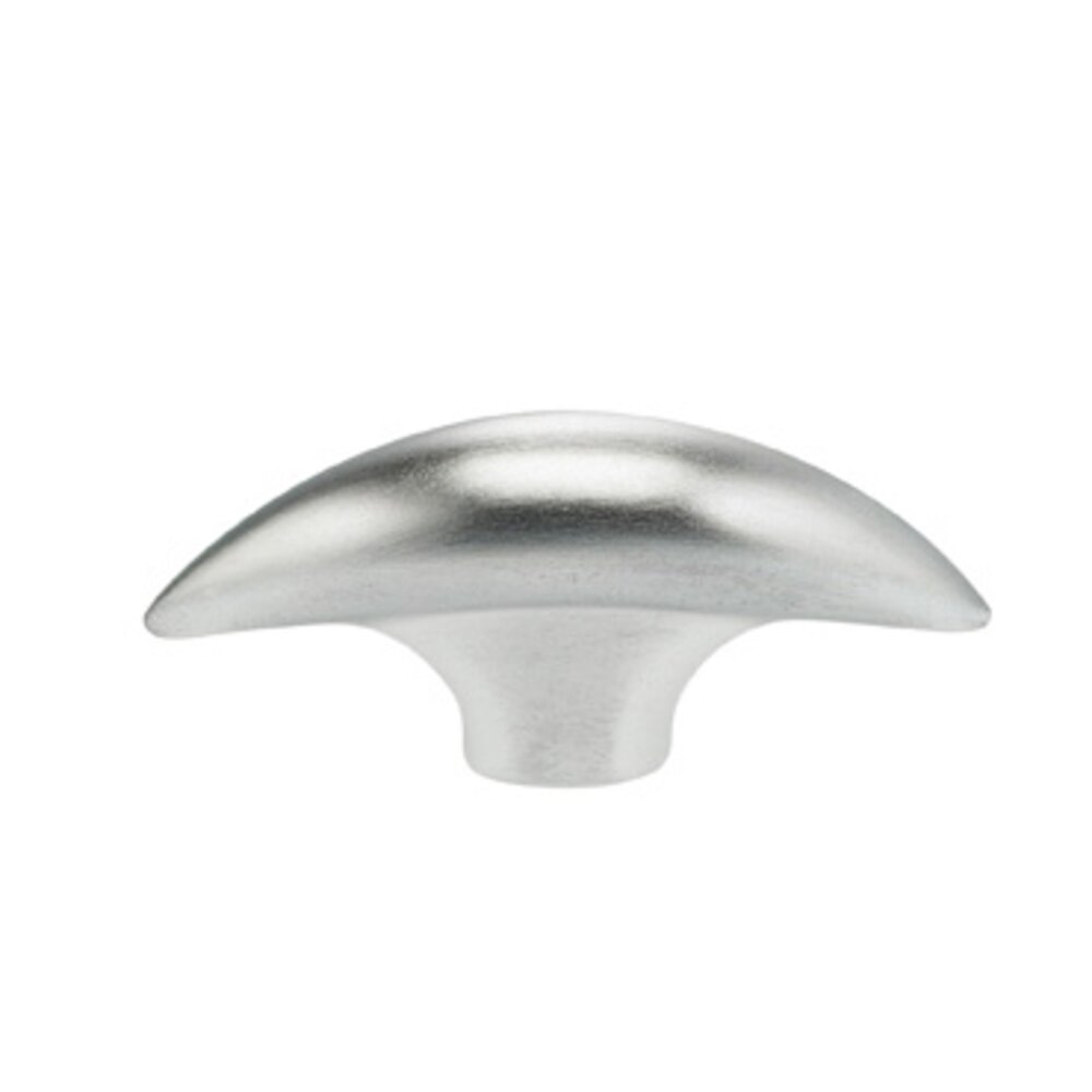 1 7/8" Oval Knob in Satin Chrome