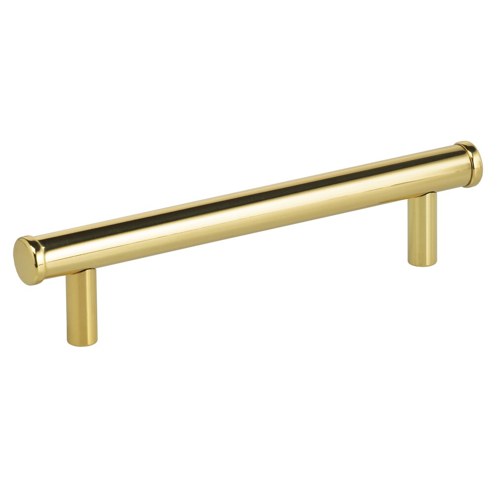 5" Bar Pull in Polished Brass Lacquered