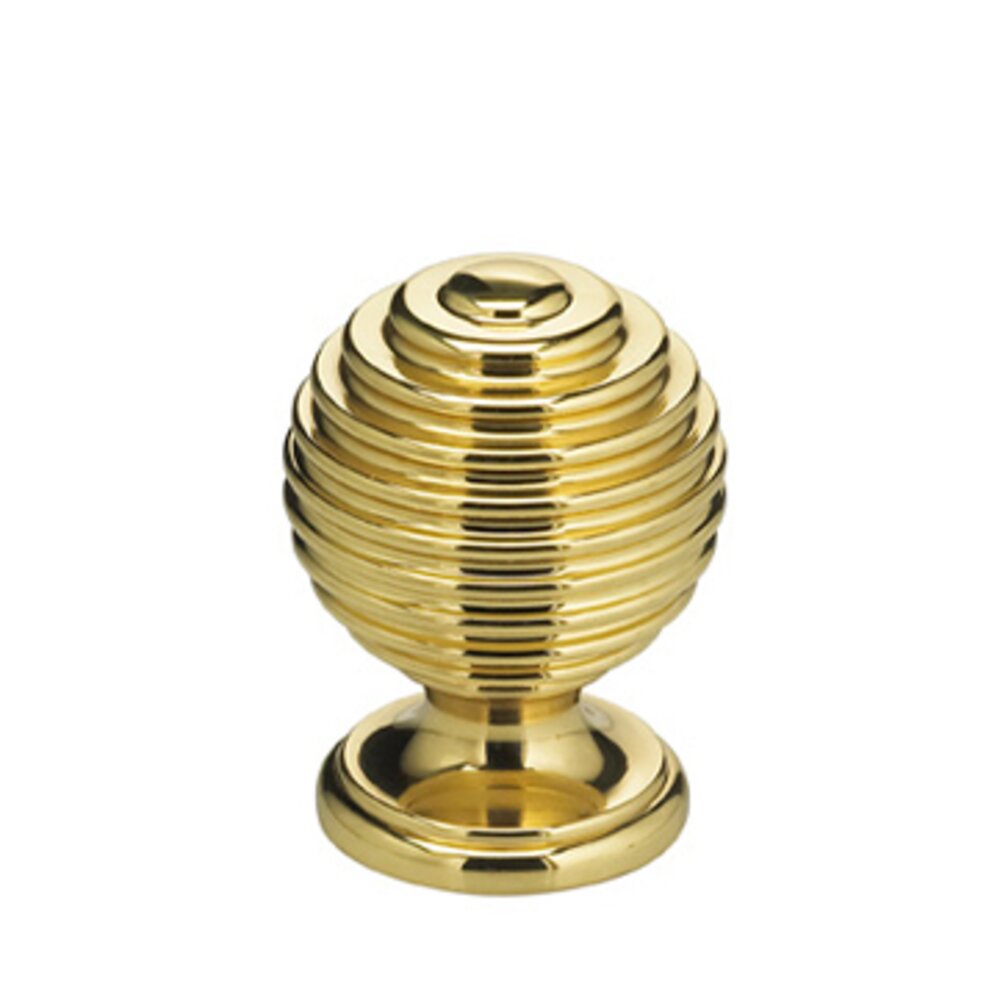 1 3/16" Astro Knob in Polished Brass Lacquered