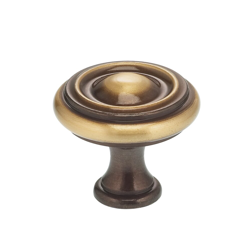 1 3/16" Ridge Knob in Shaded Bronze Lacquered