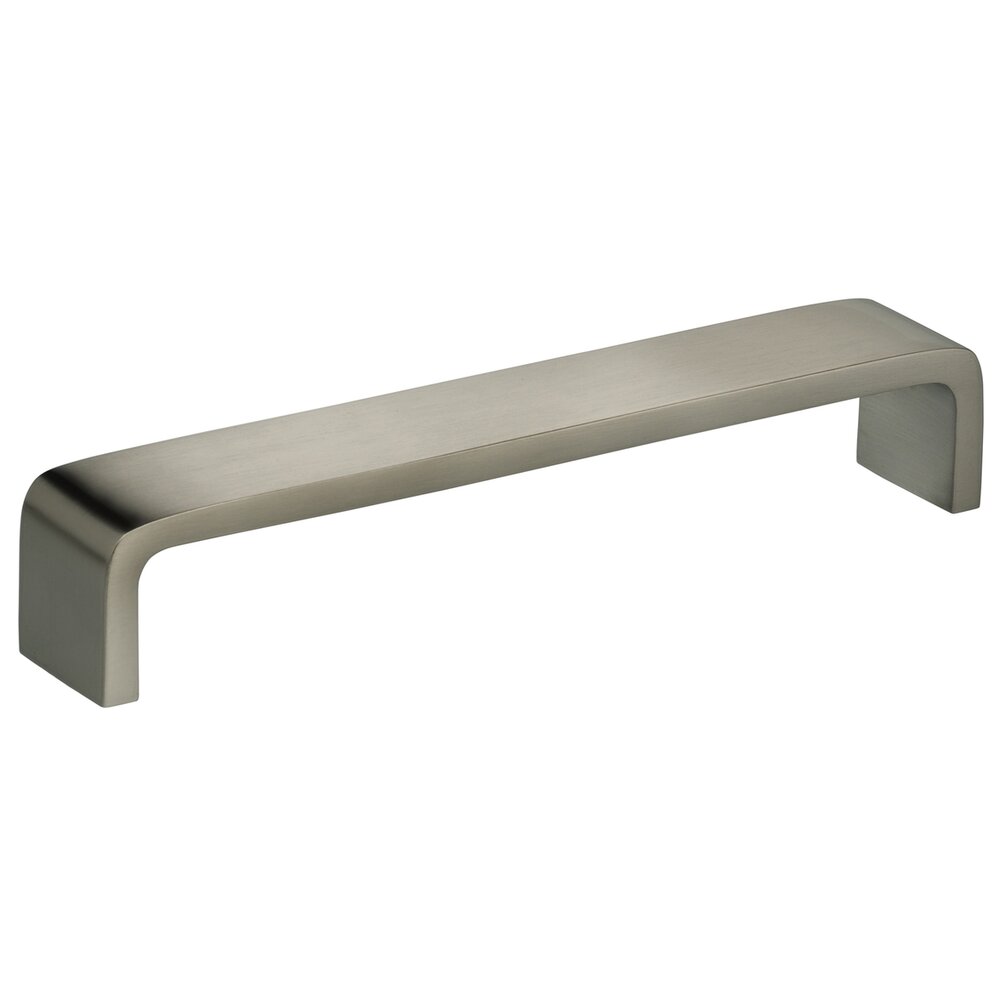 Solid Brass 5 3/4" Centers Wide Handle in Satin Nickel Lacquered