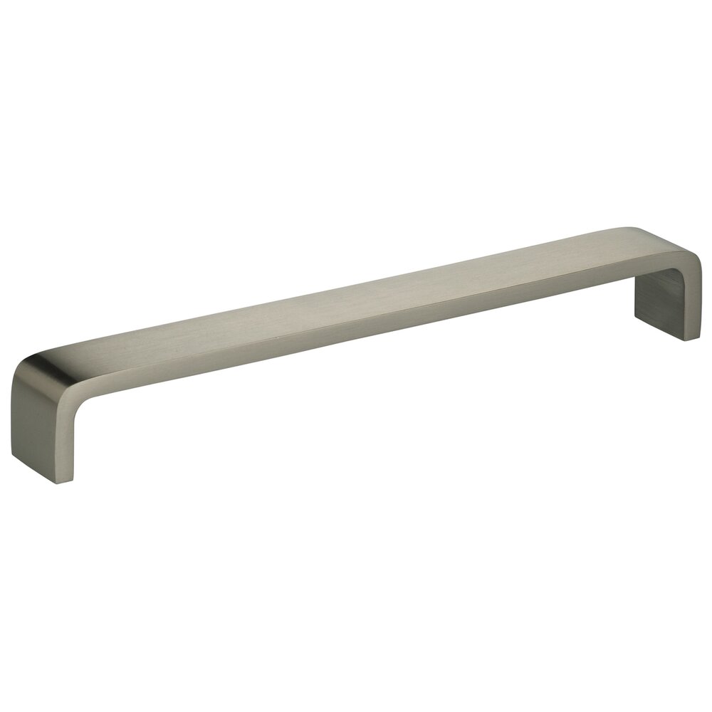 Solid Brass 7 3/4" Centers Wide Handle in Satin Nickel Lacquered