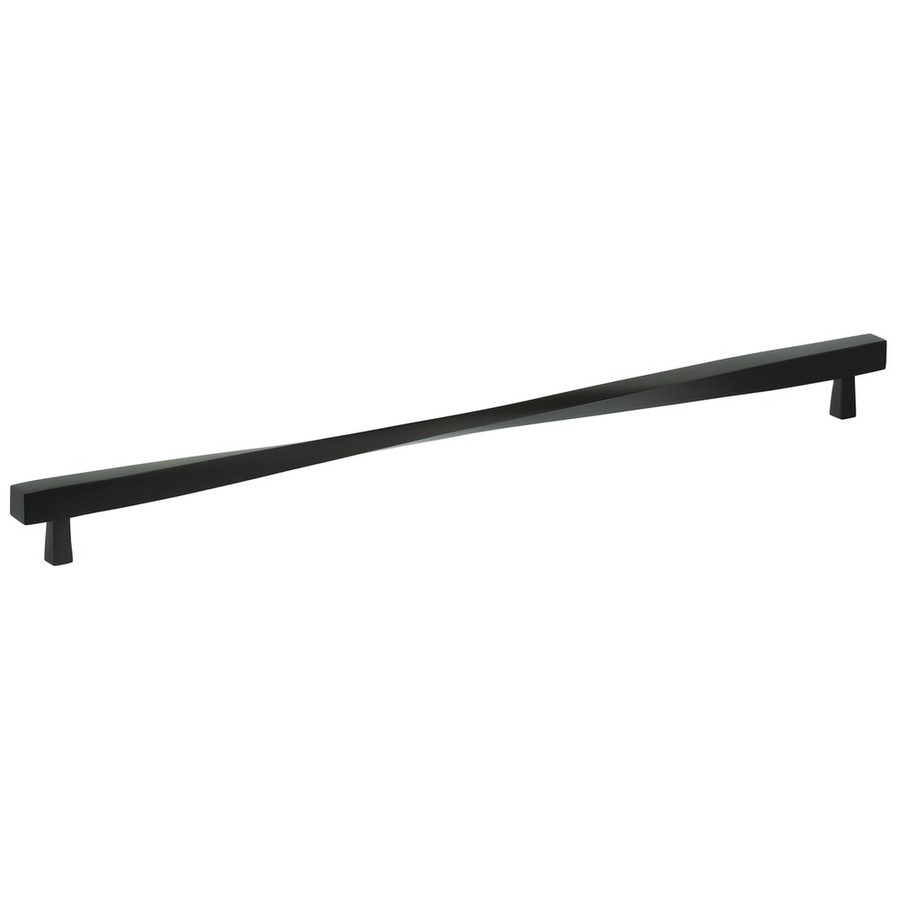 Solid Brass 16 1/2" Centers Twisted Handle in Oil Rubbed Bronze Lacquered