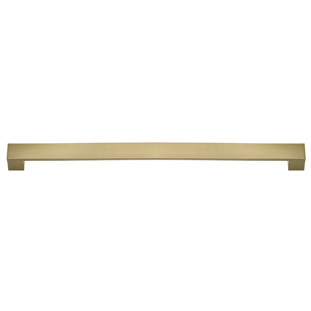 18" Centers Appliance Pull in Satin Brass Lacquered