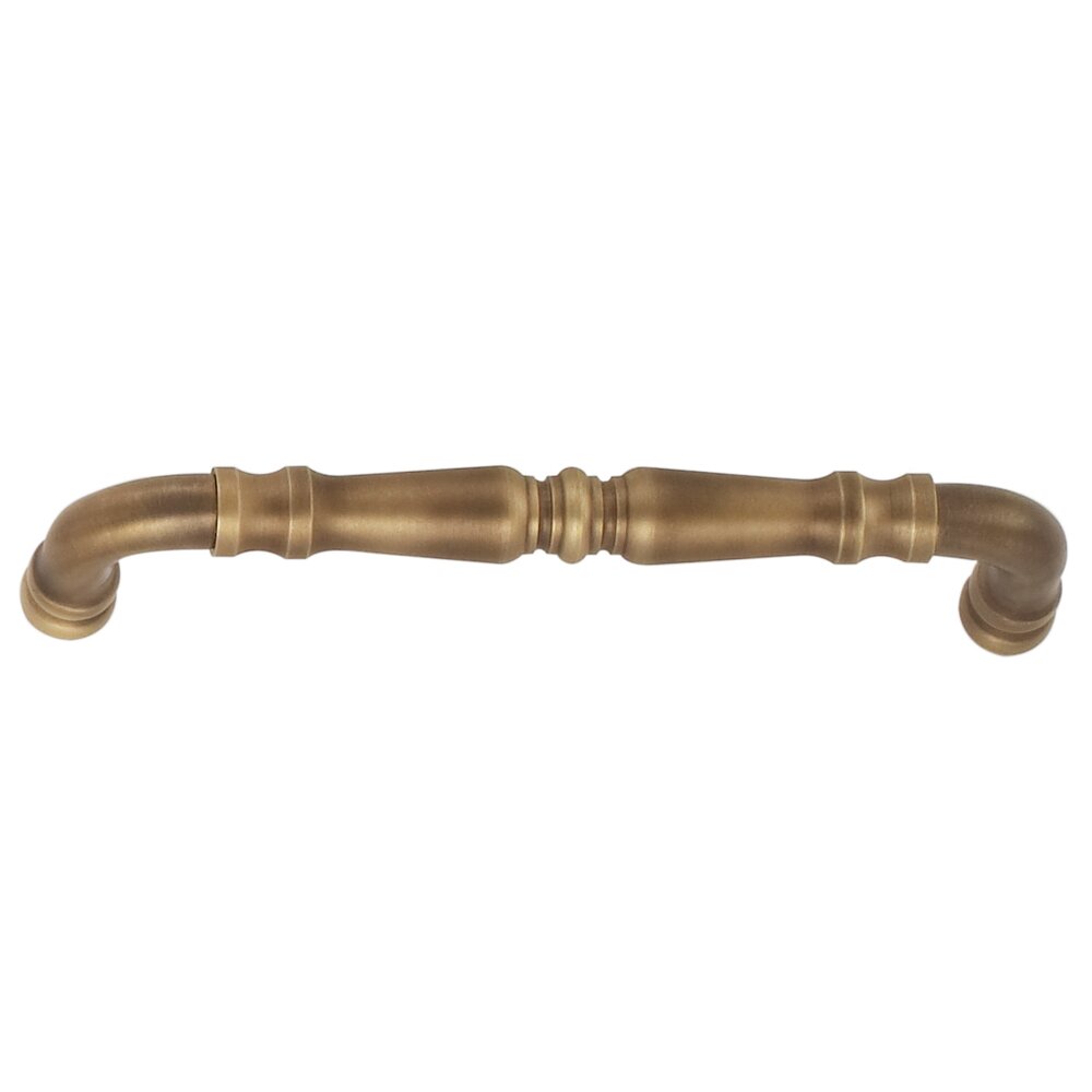 Omnia Cabinet Hardware - Traditions - 5" Centers Handle in Antique Brass Lacquered