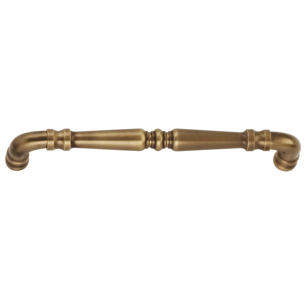 Omnia Cabinet Hardware - Traditions - 7" Centers Handle in Antique Brass Lacquered
