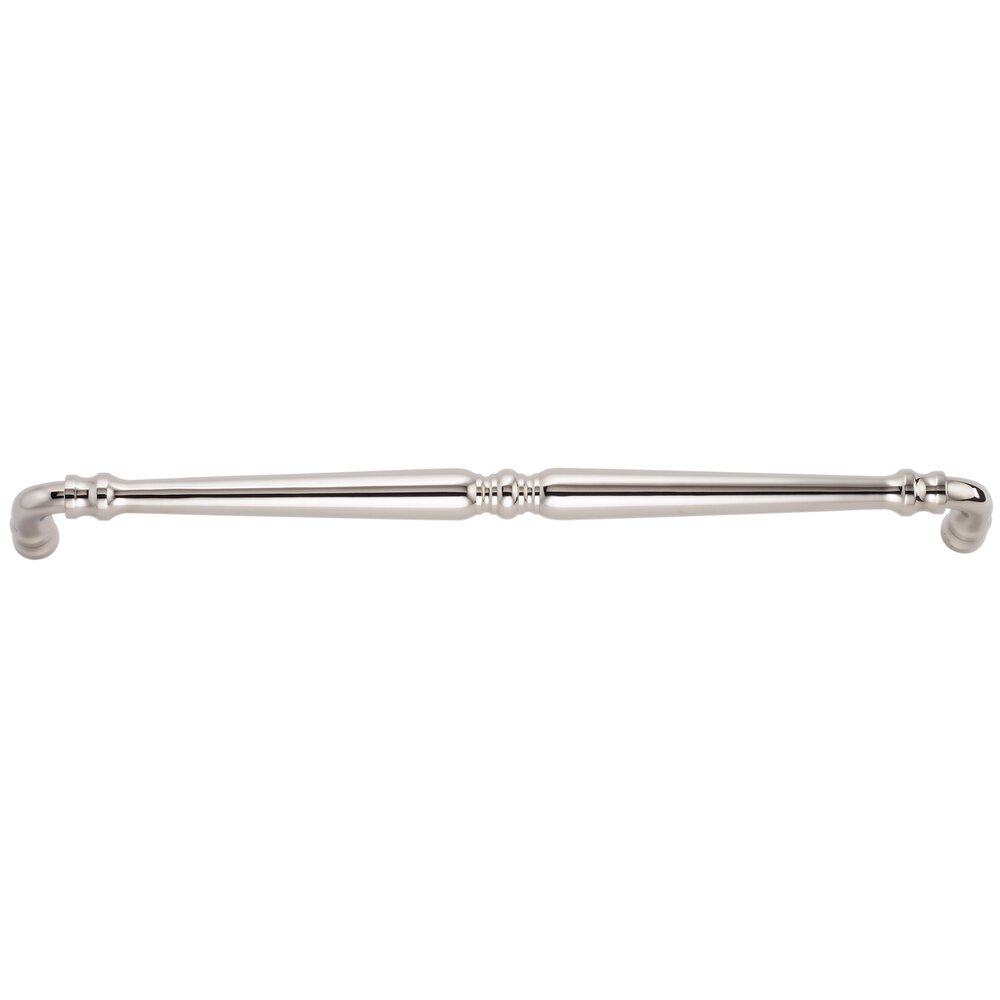 Omnia Cabinet Hardware - Traditions - 18" Centers Appliance Pull in Polished Polished Nickel Lacquered