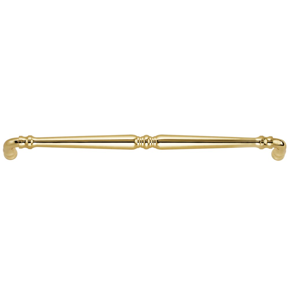Omnia Cabinet Hardware - Traditions - 18" Centers Appliance Pull in Polished Brass