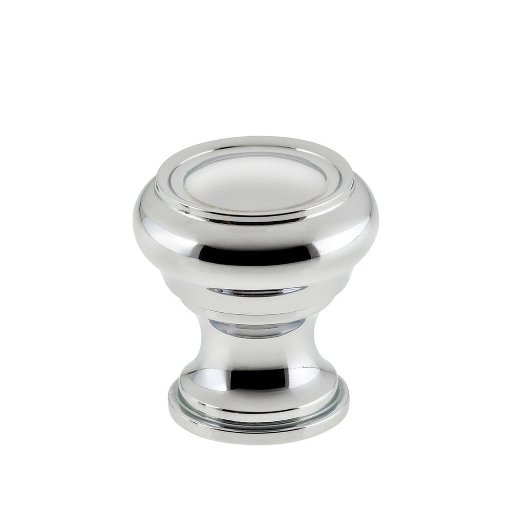 Omnia Cabinet Hardware - Traditions - 1" Diameter Knob in Polished Chrome