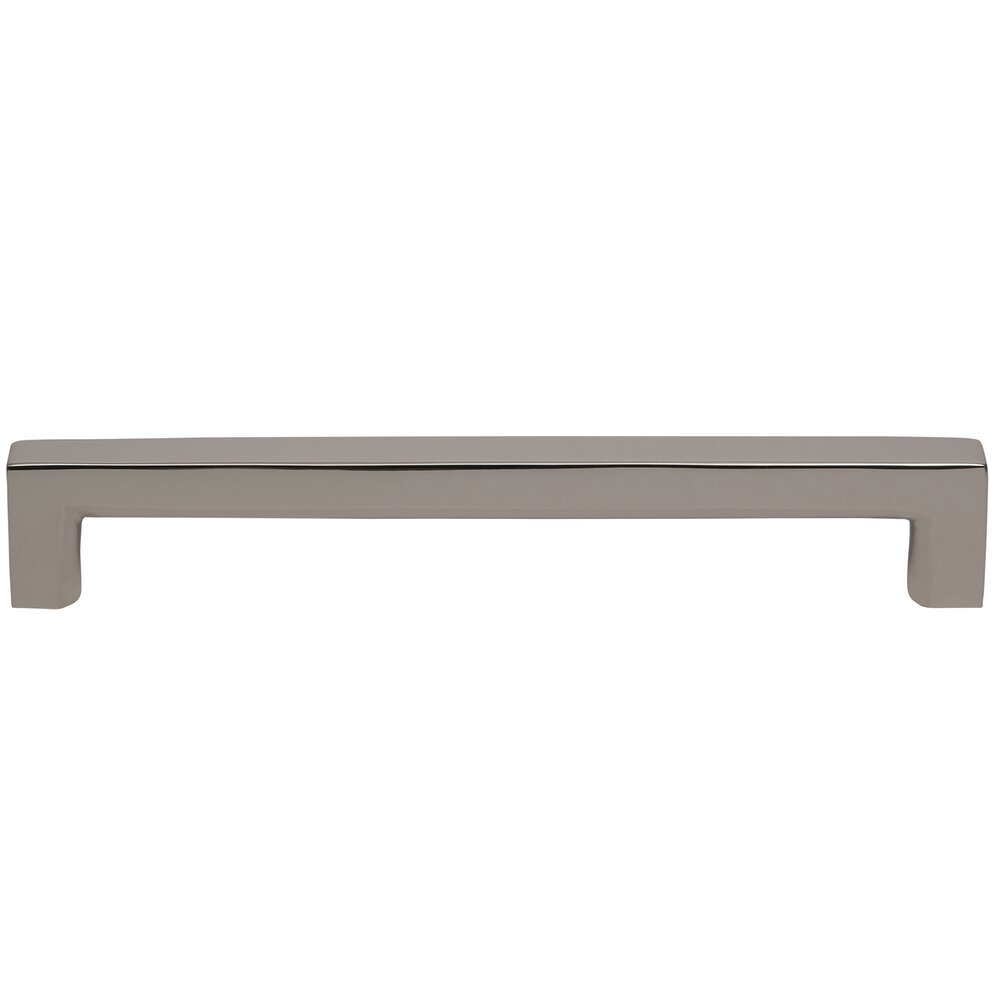 12" Centers Square Rounded Appliance Pull in Polished Nickel Lacquered