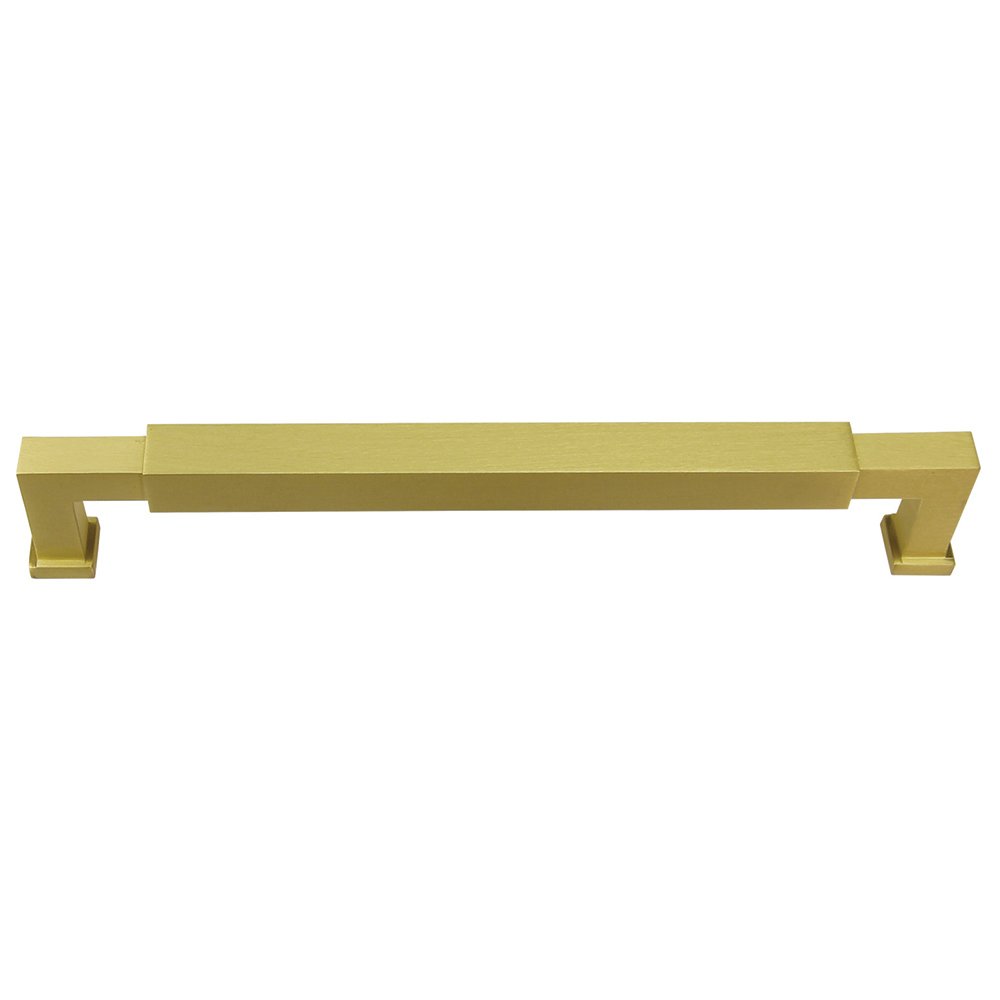 6" Centers Cabinet Pull In Satin Brass