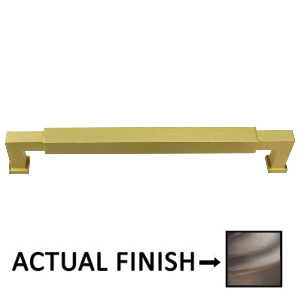 6" Centers Cabinet Pull In Antique Brass Lacquered