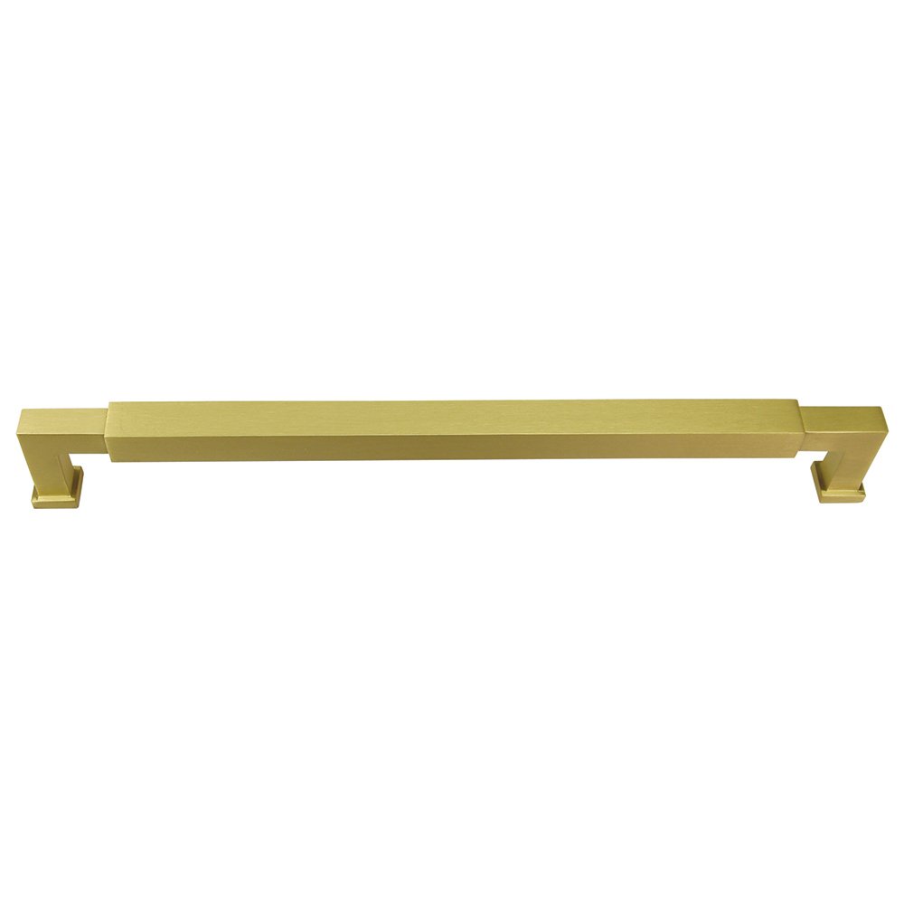 8" Centers Cabinet Pull In Satin Brass