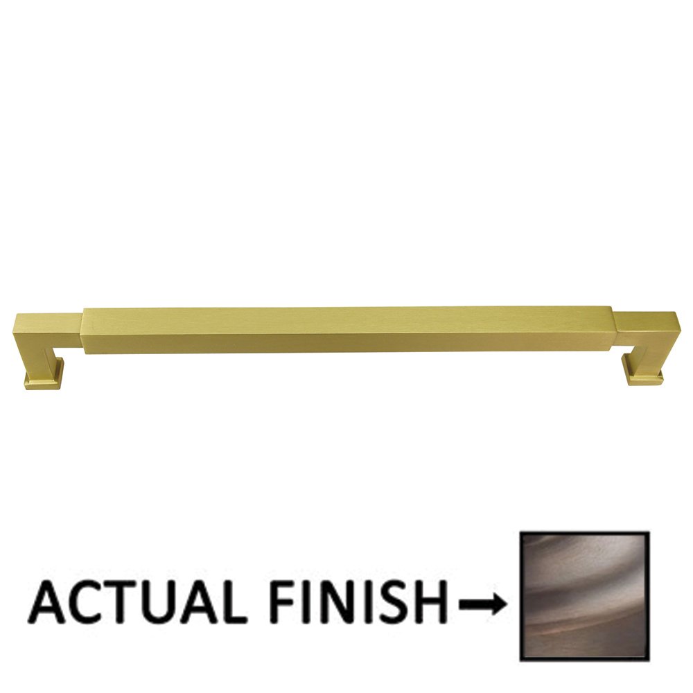 8" Centers Cabinet Pull In Antique Brass Lacquered