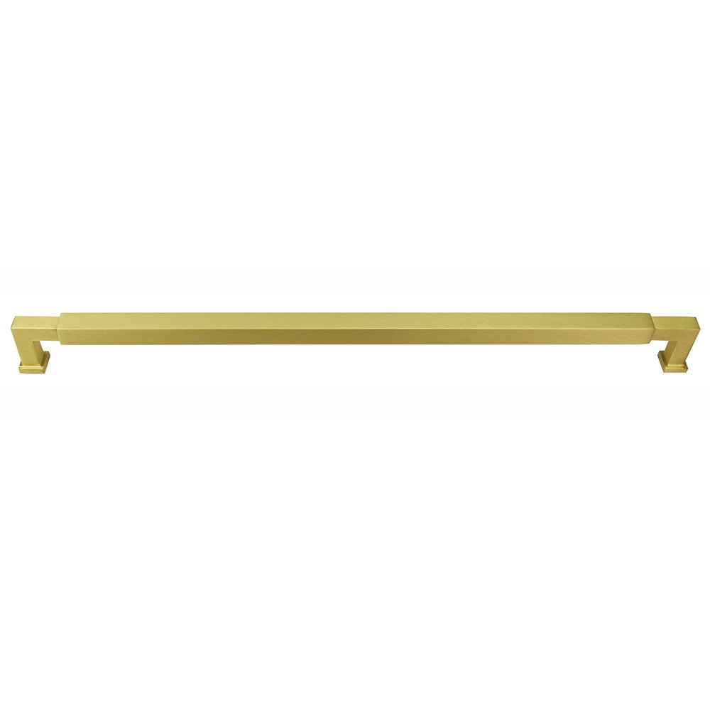 12" Centers Cabinet Pull In Satin Brass