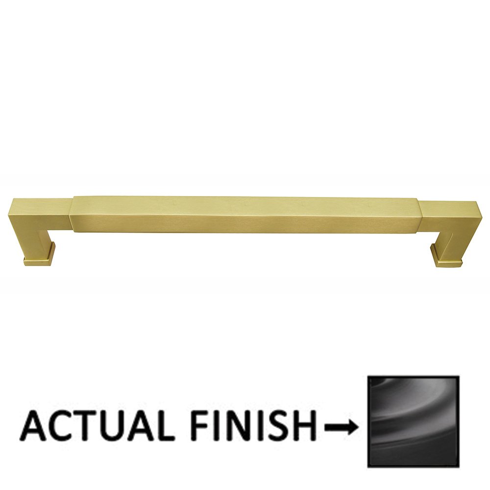 12" Centers Door Pull In Oil Rubbed Bronze Lacquered