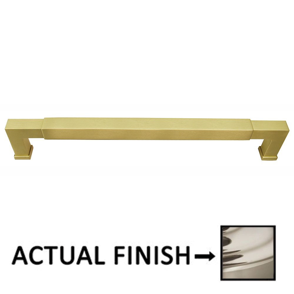 12" Centers Door Pull In Polished Nickel Lacquered