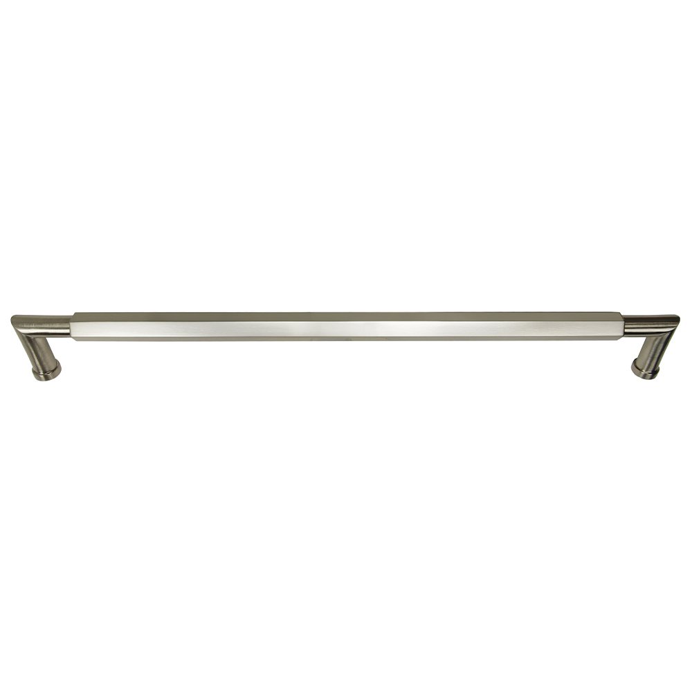 18" Centers Hex Appliance Pull In Satin Nickel