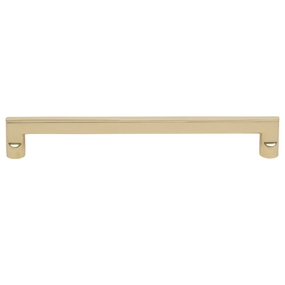 12" Centers Wedge Appliance Pull in Polished Brass Unlacquered