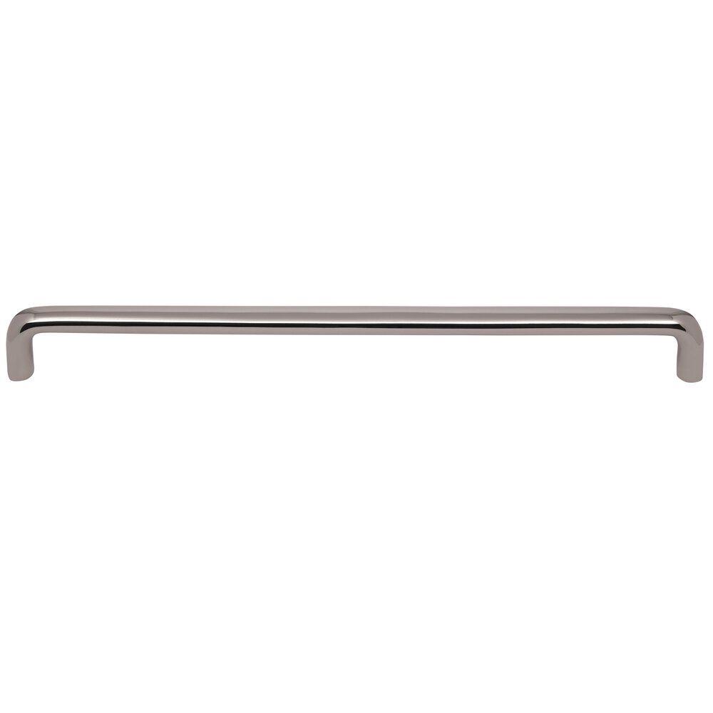 18" Centers Oval Appliance Pull in Polished Nickel Lacquered