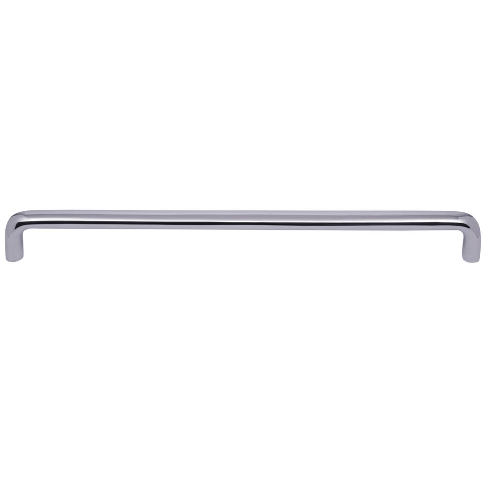 18" Centers Oval Appliance Pull in Polished Chrome