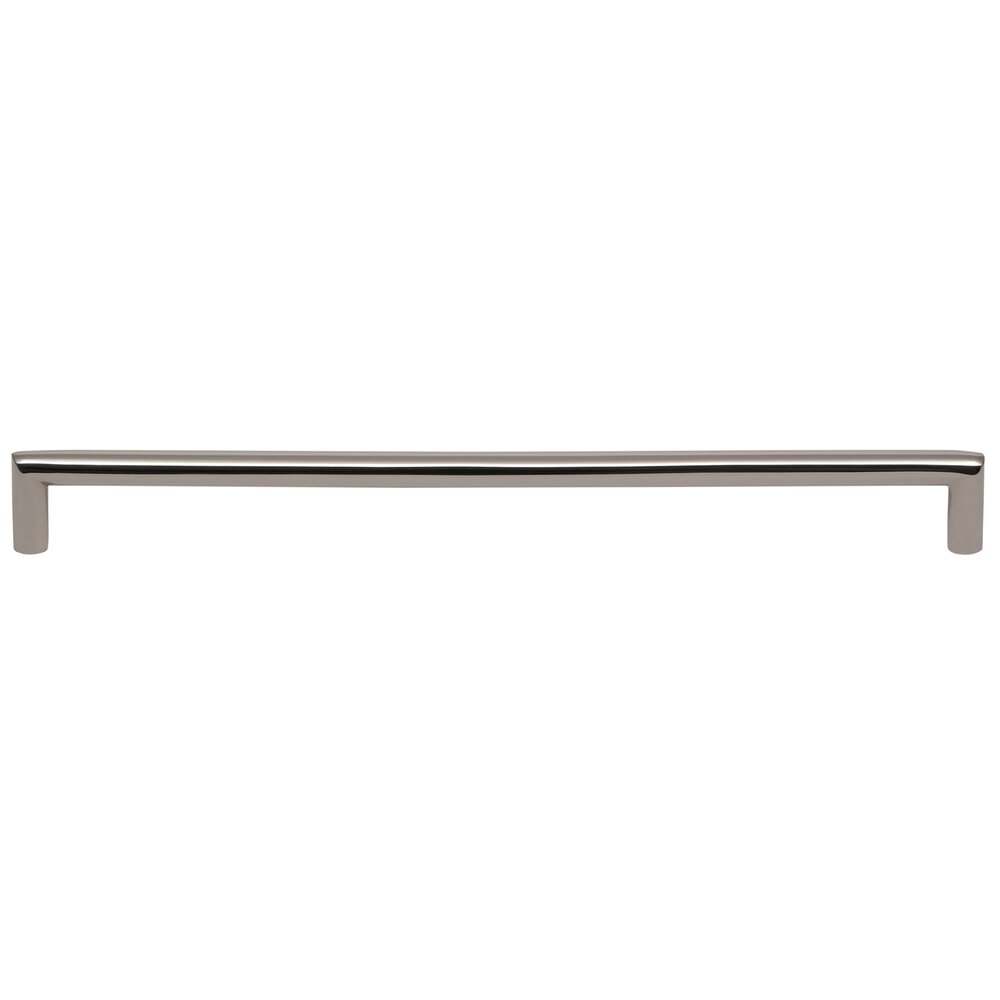 12" Centers Miter Cabinet Pull in Polished Nickel Lacquered