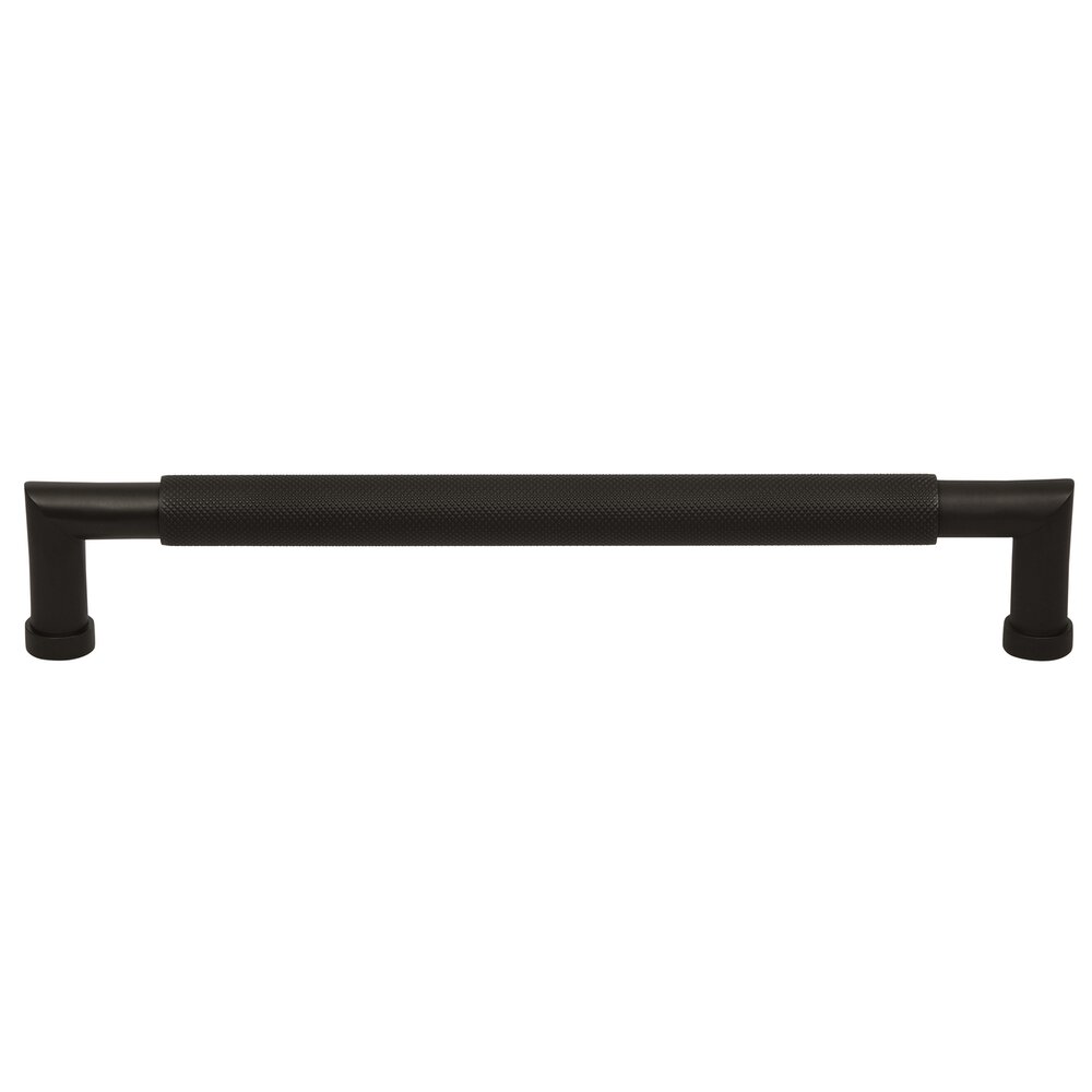 12" Centers Knurled Appliance Pull in Oil Rubbed Bronze Lacquered