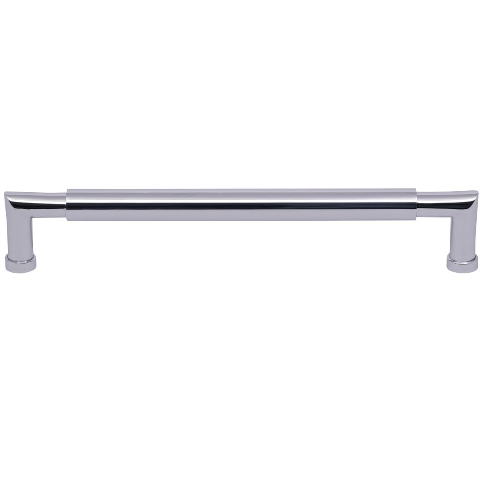 12" Centers Plain Appliance Pull in Polished Chrome