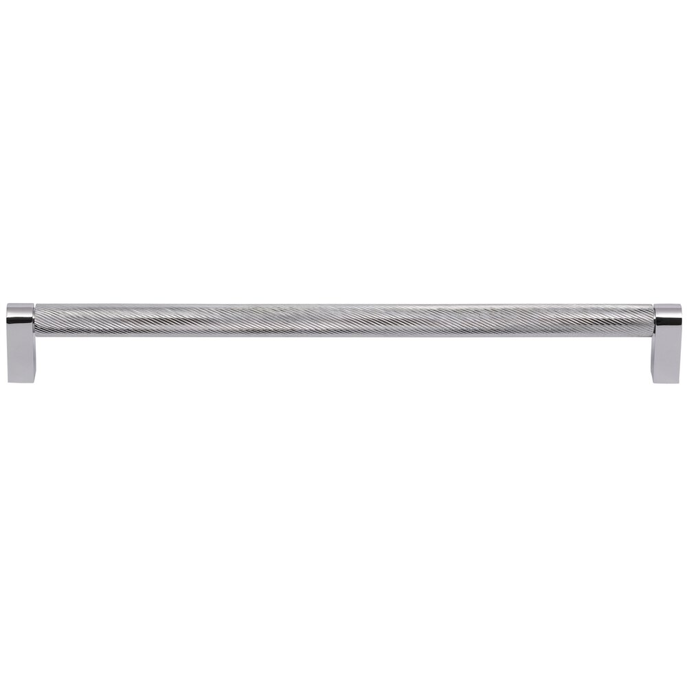 12" Centers Spiral Cabinet Pull in Polished Chrome