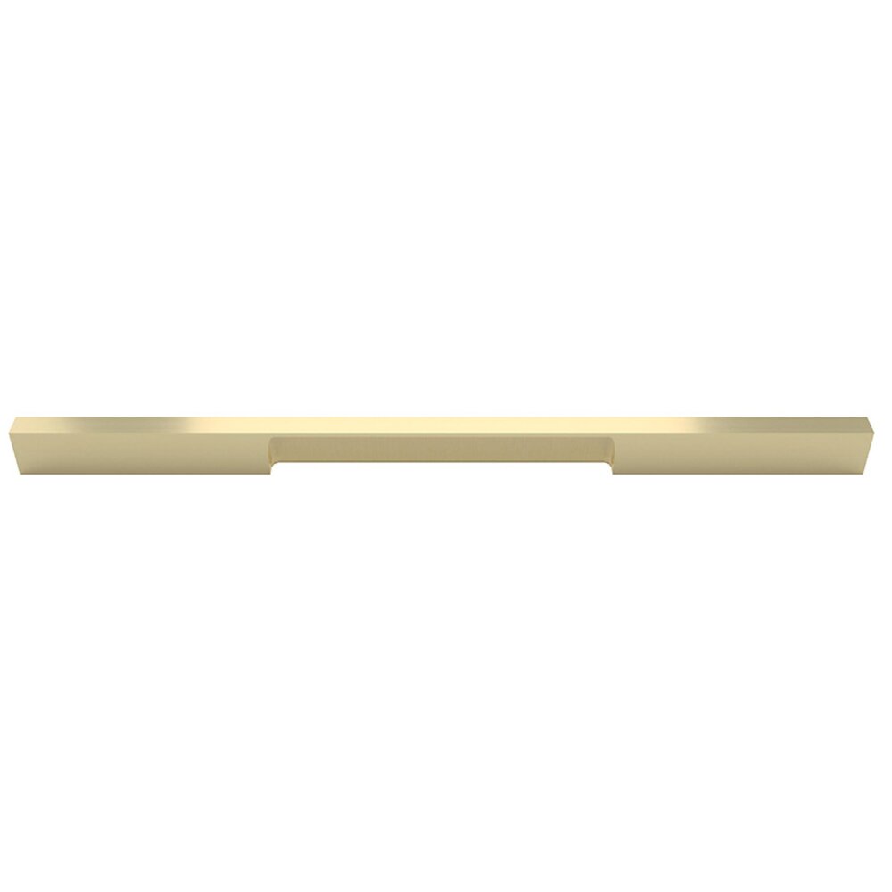 18" Centers Oversized/Appliance Pull in Satin Brass Lacquered