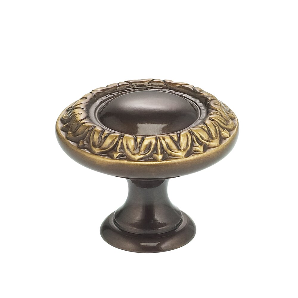 1 3/16" Border Knob Shaded Bronze Lacquered