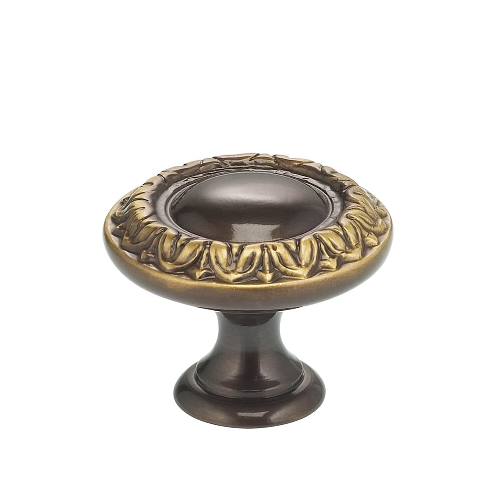 1" Border Knob Shaded Bronze Lacquered