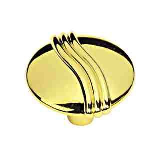 1 3/16" Knuckle Knob in Polished Brass