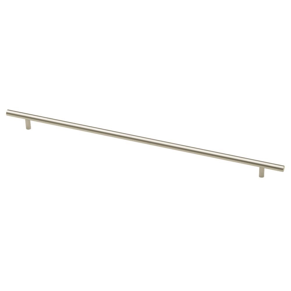 20 3/4" O/A Brushed StainleSS Steel Euro Bar Cabinet Pull