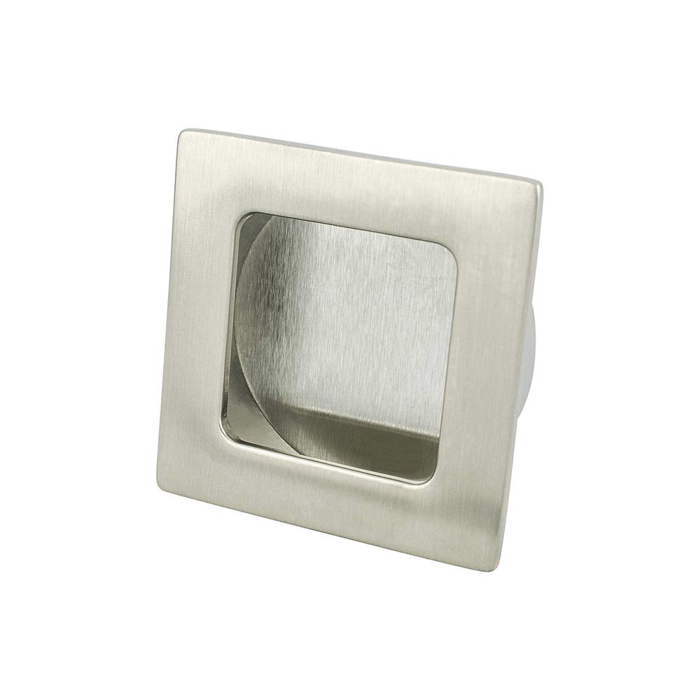 50x50mm Art Tech Recess Pull in Brushed Nickel