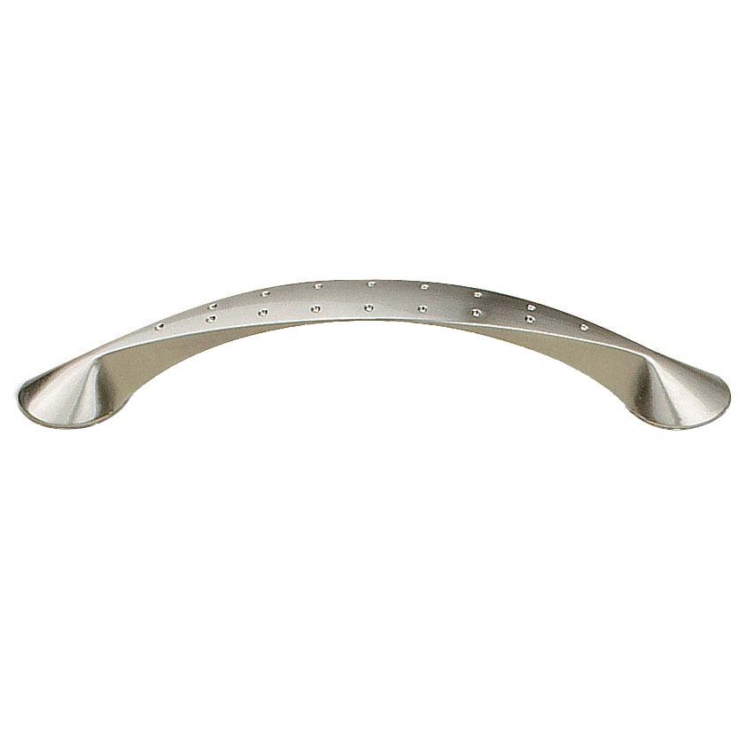 5" Centers Dimpled Handle in Brushed Nickel