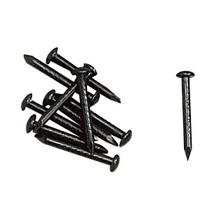 10 Pack of 1.8mm x 16mm Nails in Black