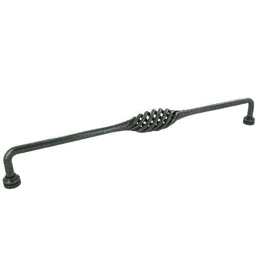 Forged Iron 18 7/8" Centers Bird Cage Appliance Pull in Natural Iron