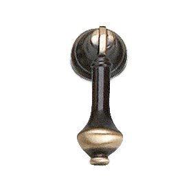 Solid Brass 3/4" Long Pendant Pull in Satin Bronze