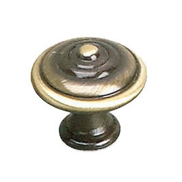 Solid Brass 1" Diameter Bordeaux Knob in Satin Bronze