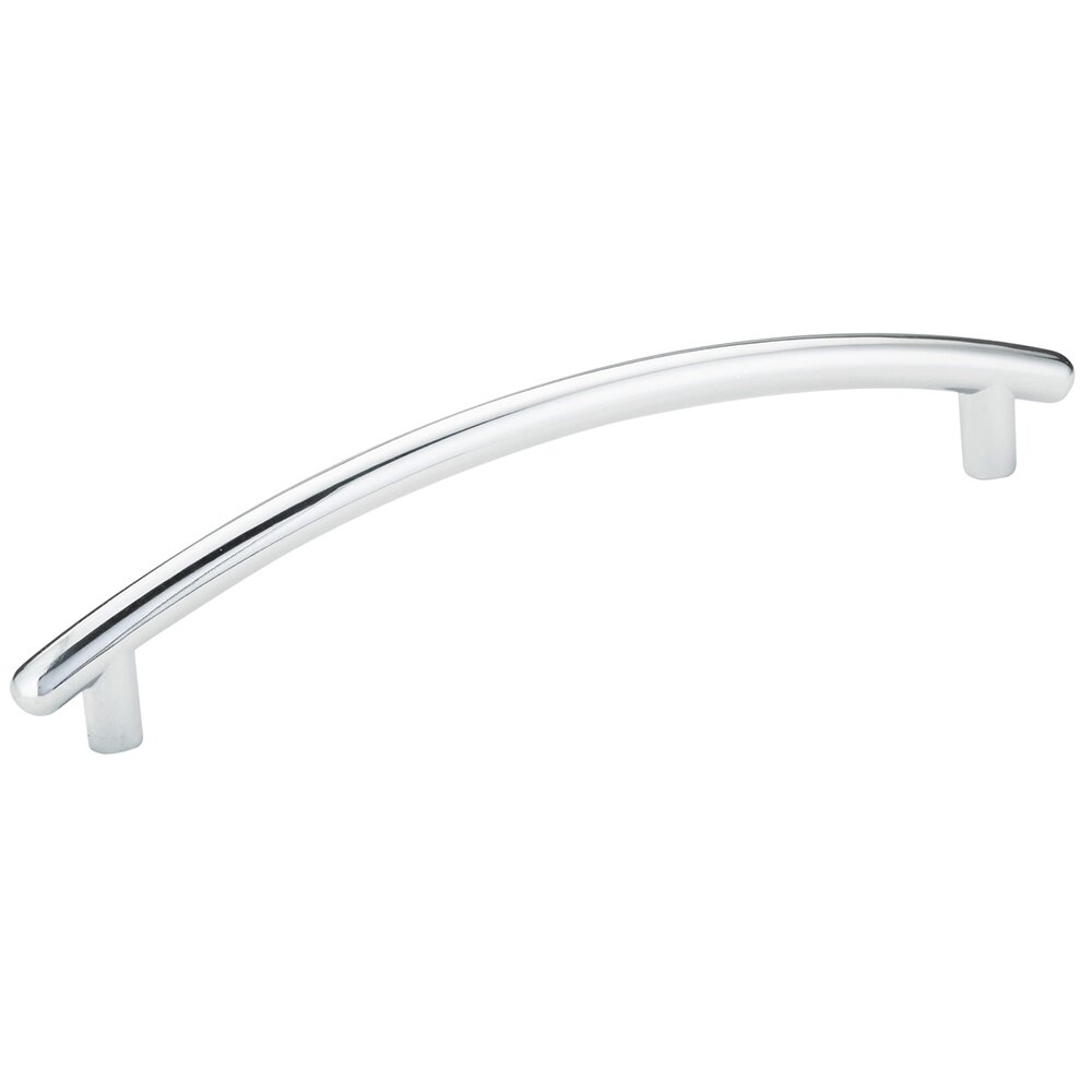 5" Centers Curved Bar Pull in Chrome
